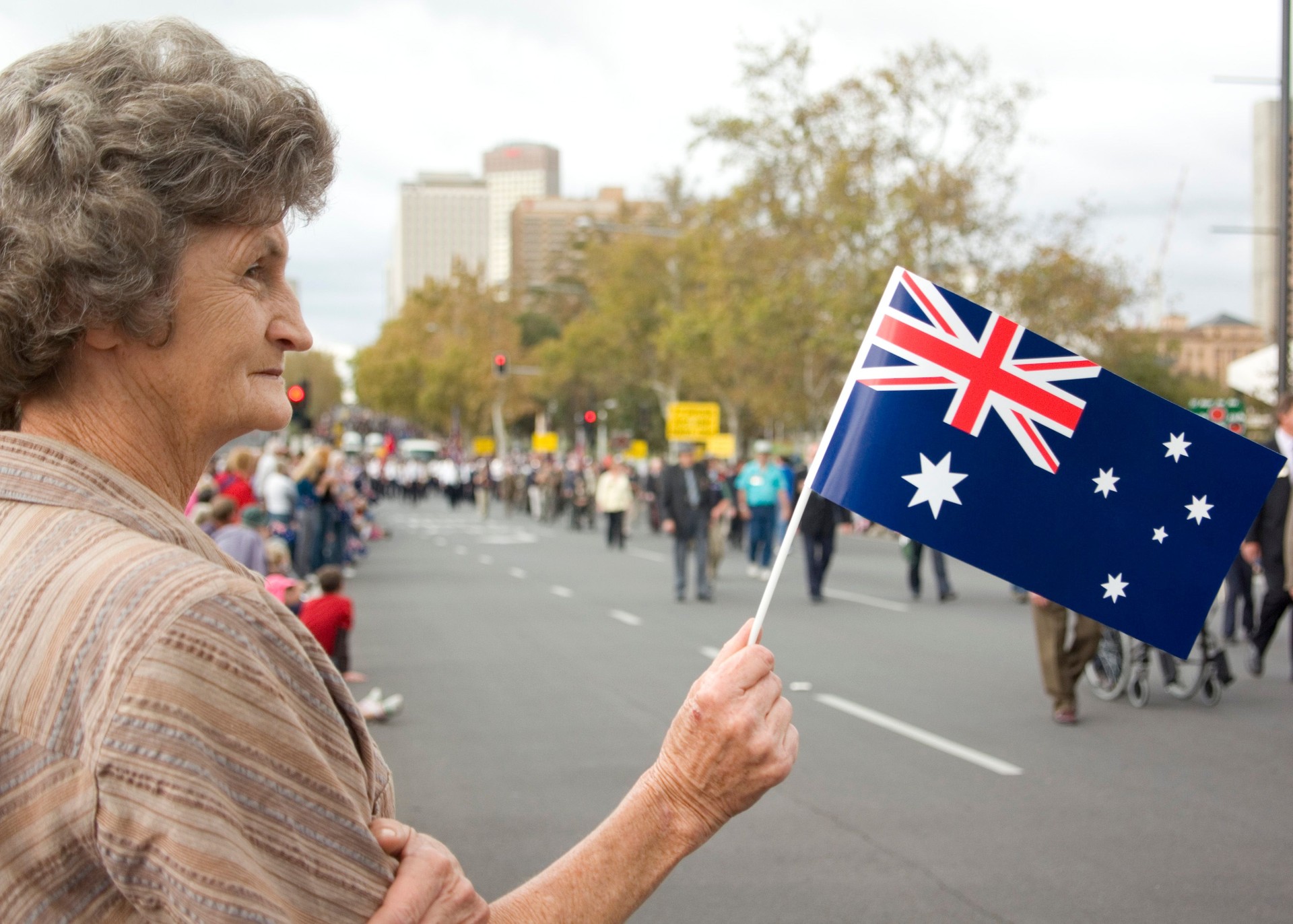 Commercial Event Photography on Anzac Day Parade Adelaide South Australia